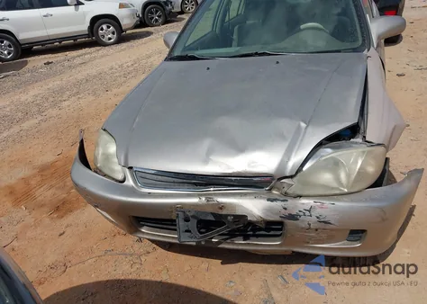 2000 Honda Civic Ex z USA, uszkodzony, nr VIN 1HGEJ8647YL023895